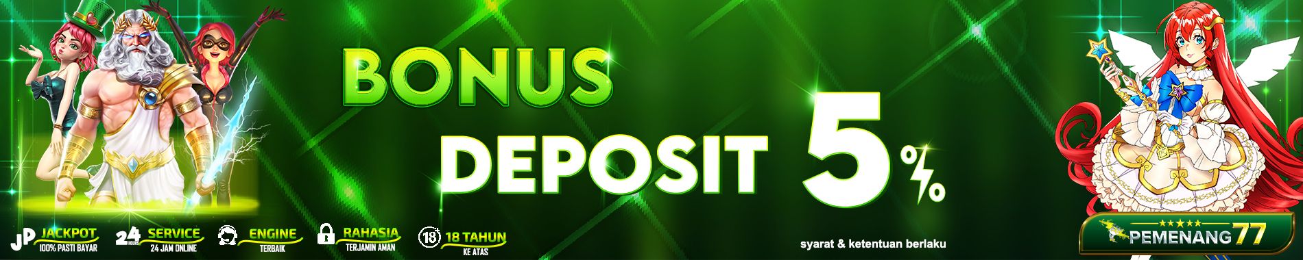 Bonus Deposit Pemenang77